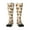 1 Black, variant on Colorful Roosters Pattern Women’s Knee High Crew Socks,Trouser Socks Comfortable, Breathable, Moisture-Wicking and Soft