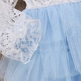 thumbnail image 4 of Kids Baby Girls Backless Lace Flower Dress Party Prom Bridesmaid Party Pageant Dresses, 4 of 5
