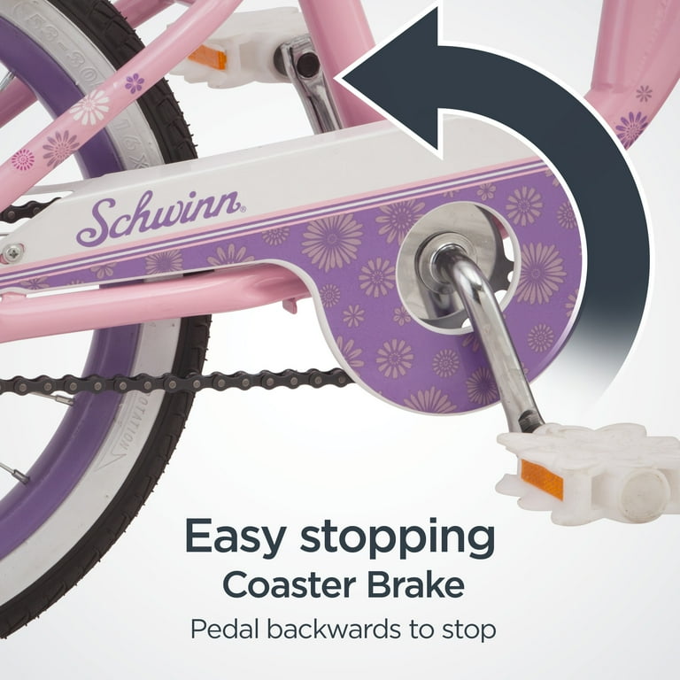 Schwinn 16 Bloom Kid s Bike Pink with Training Wheels Junior Beginner s Balanced Toddler Bike Walmart