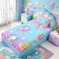 thumbnail image 2 of Manfei Magical Axolotl Twin Fitted Sheet,Cute Aniaml Salamander Bedding,2pcs,1 Fitted Sheet and 1 Pillowcase, 2 of 6