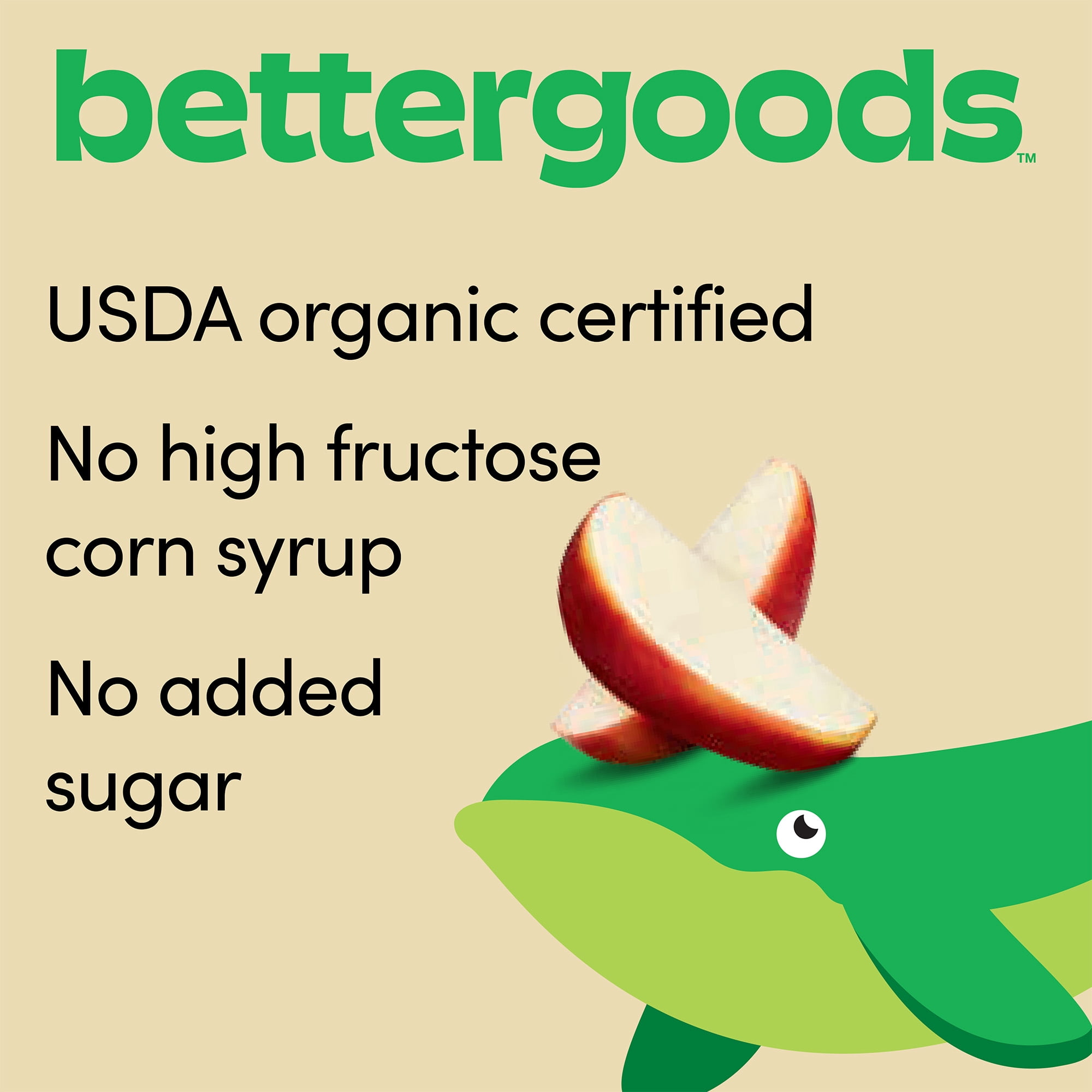 bettergoods Organic Apple Juice Drink, 6.75 fl oz, 8 Count