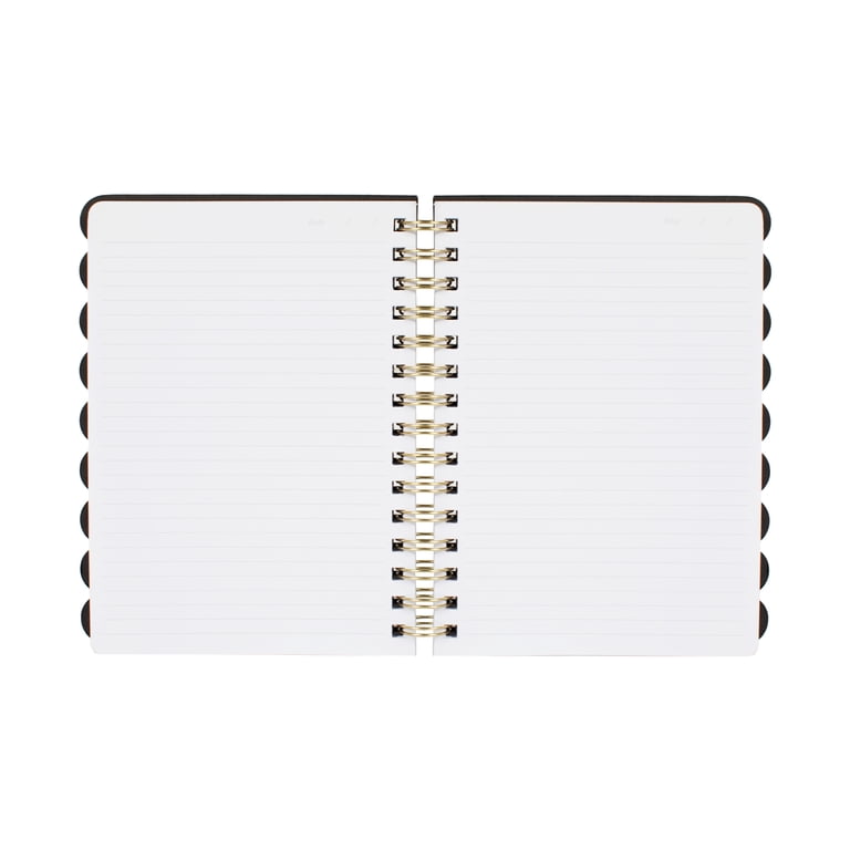 Hardcover Spiral Journal with Scalloped Edge photo 3