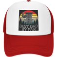 thumbnail image 2 of Hats, Best Dad by Par Dad Disc Golf Trucker Hat Mesh Baseball Cap,Sun Cap for Men Women Dad Hat Black, 2 of 8