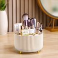 thumbnail image 4 of Organizador de Soporte para Brochas de Maquillaje, Soporte para LáPiz Giratorio de 360°, Accesorios de Escritorio, Vaso para Brochas de Maquillaje con 5 Ranuras, 4 of 5