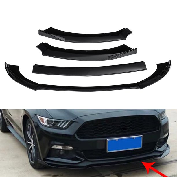Front Bumper Lip Chin Bumper Body Kits Lower Spoiler For Ford Mustang