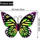thumbnail image 2 of Paquete de 4 decoración de pared de mariposa de metal, arte de pared de metal, decoración de pared inspiradora, escultura colgante compatible con interiores y exteriores, dormitorio, sala de, 2 of 5