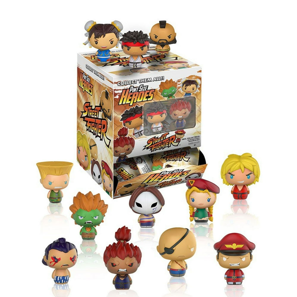 Funko 24 Piece Pint Size Heroes Vinyl Figures Street Fighter