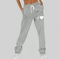 thumbnail image 4 of Funicet Pantalon d'Hiver Imprimé pour Femmes, Taille Élastique avec Sangle, Long, 4 of 4