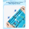 thumbnail image 2 of weVSwe Toddler Boys UPF 50+ 2PC Rash Guard Set Swim Trunks Long Sleeve Swimsuits, 2 of 7