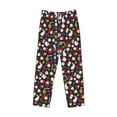 thumbnail image 6 of Uemuo Rose Rabbit Pattern Men's Wide Leg Palazzo Lounge Pants with Pockets Light Weight Loose Comfy Casual Pajama Pants-X-Large, 6 of 9
