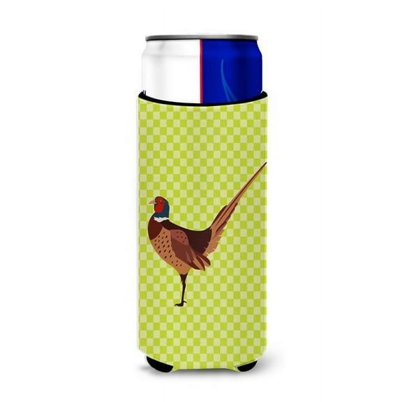 Ring-Necked Common Pheasant Green Michelob Ultra Hugger for Slim Cans