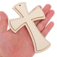 thumbnail image 5 of MLINS 10pcs Wooden Cross Hanging Ornaments With Ropes Christmas Ornament For Christmas Tree Birthday Decoration Wedding Party Decoration Holy Family, 5 of 8
