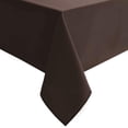 thumbnail image 1 of 100% Cotton Table Cloth Beautiful & Decorative Great for Buffet Table, | Rectangle Tablecloth (54-Inch x 54-Inch, Chocolate)., 1 of 4