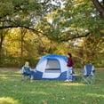 Ozark Trail 10’ x 9' 6Person Instant Cabin Tent with LED Lighted Hub