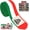 Mexico, variant on Amber Fight Gear Semi Elastic Professional 180-Inch Hand Wraps with Hook and Loop Closure for Boxing Kickboxing Muay Thai MMA for Men and Women, Green, Sold as a Set of 10 Pairs