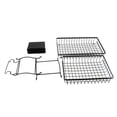 thumbnail image 2 of Organizador de Verduras de Mostrador, Desmontable 2 ganchos laterales estructura de rejilla de uso versátil de 2 niveles de fruta para sala de estar, 2 of 7