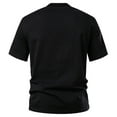 thumbnail image 5 of Bcfgryg Men's Short Sleeved T Shirt Double Layer Solona Half Neck Loose Short Sleeved T Shirt Bottom Shirt T-shirts for Men, 5 of 5