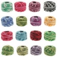 thumbnail image 1 of Miangastore 16 Roll Embroidery Thread Set Cross Stitch Embroidery Wool Cotton Line Craft Supplies for Home Gift Making (Mixed Color), 1 of 8