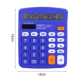 thumbnail image 4 of Calculadora de Escritorio de 12 Dígitos con Pantalla LCD Grande y Botón Sensible, Energía Solar y Batería Doble, Función Estándar para Oficina, Hogar, Escuela, CD-2786 (Púrpura), 4 of 5