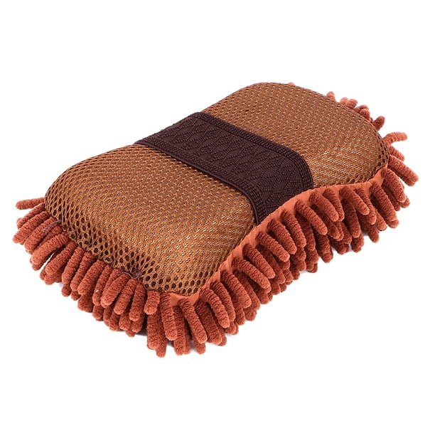 Guante de lavado de coche de chenilla de fibra ultrafina, cepillos de limpieza de coche de microfibra, herramienta de cuidado Jadeshay A