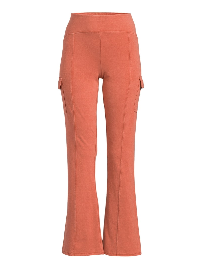 パンツ C/N WASHER CURVED FLARE WIDE CARGO No Boundaries Cargo Flare Pants - Trendy Flare Leg - Walmart.com