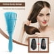 thumbnail image 5 of Peine de peluquero cómodo para cabello ondulado/rizado/enrollado/aceite/grueso/largo (azul) Cgtredaw Para estrenar, 5 of 6
