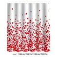 thumbnail image 6 of Shower Curtain,Red Sweetheart Shower Curtain, Valentine’s Day Bathroom Decor Polyester Fabric Shower Curtain with Hooks, Romantic Heart Pattern Waterproof Curtain for Bathroom Home Decoration, 6 of 8