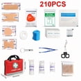 thumbnail image 1 of 210pcs First Aid Kit, Emergency Kit for Travel, Home, Office, Car, Workplace and Outdoor Activities, 1 of 5