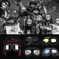 thumbnail image 4 of Gafas de moto vintage, gafas retro, gafas para casco, gafas para motocross, scooter, bicicleta, ciclismo, a prueba de viento, 4 of 5