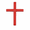 Red, variant on 3D Metal Cross Car Emblem Sticker for Auto Truck Motorcycle - Zinc Alloy Waterproof Badge Decal