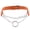 Orange, variant on Jiaroswwei Women Men Punk Chain Choker Necklace O Round Circle Faux Leather Collar Jewelry
