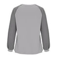 thumbnail image 6 of Uootdi Womens Hollow Out Sweater Womens Cute Crochet Knit Long Gift Sleeve Tops Fall Crewneck Lightweight Ribbed Pullover, 6 of 7