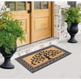 thumbnail image 5 of A1 Home Collection Natural Coir & Rubber Doormat , 30" x 48", Thick Durable, Heavy Duty, Anti-Shed, Fade-Resistant Door Mat, Bronze Tree Welcome, 5 of 7