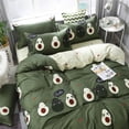thumbnail image 4 of Juego de cama Kawaii Avocado Buddies, 4 of 10