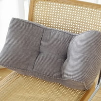 SHIMELE Corduroy Lumbar Cushion Seat Pillow Sofa Cushion Nap Pillow Soft Support Cushion Portable Office Chair Bed Rest Back Support Pillow