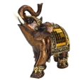 thumbnail image 4 of Resin Elephant Decoration, Lifelike In Shape And Form Retro-European Style Desktop Elephant Statue, For , Study Living Room, Desk, 4 of 8