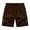 S-Brown, variant on Akmaiox Men's Plus Size Gym Shorts Lightweight Reflective strips hem Drawstring Waistband with Zipper Pockets for Summer Beach Wear S-7XL