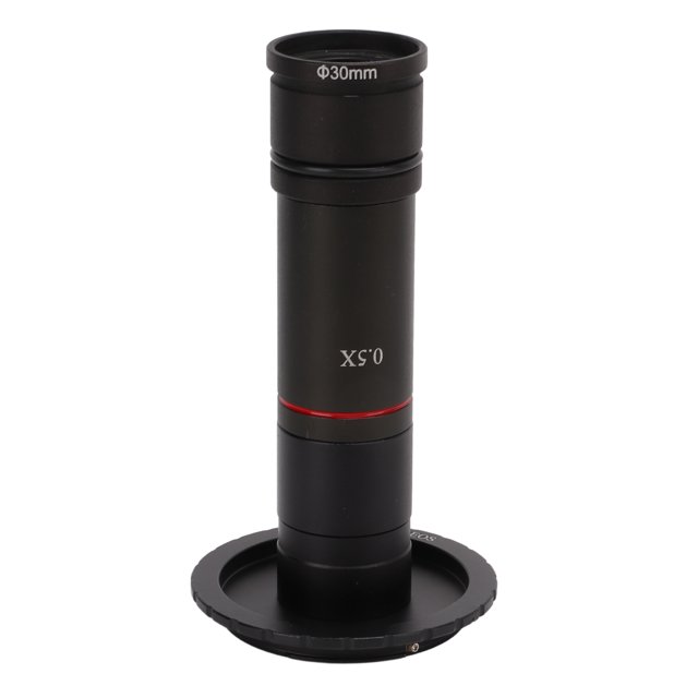 Adaptateur d'Objectif, Adaptateur d'Objectif 0.5X Alliage Adaptateur de Microscope Adaptateur de Caméra Numérique Compact et Léger