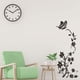 thumbnail image 5 of sweethay Calcomanía para nevera de flores, decoración de pared, Mural extraíble DIY, papel tapiz, arte, impermeable, decoración para el hogar, Decoración del hogar Negro sweethay HA074313-01, 5 of 6