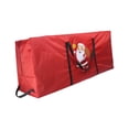 thumbnail image 1 of Bolsa de Almacenamiento para de Navidad, Decoración de de Navidad, Impermeable, Adorno de Navidad Móvil para Decoración de Fiesta, Corona Papá Noel rojo, 1 of 8