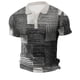 thumbnail image 4 of Playeras De Hombre Camisa A Cuadros Para Hombre, Camisa Con Solapa Y Botones, Estampados Gráficos Degradados, Camiseta De Manga Corta Con Estampado Urbano Para Exteriores, 4 of 5
