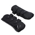 thumbnail image 1 of Bottes de Jambe de Cheval, Réglable en Néoprène PU Sûr Confortable Sangle Ouverte Protection de Tendon de Cheval pour Compétitions Noir avant Jambes, 1 of 8