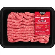 80% Lean/20% Fat, Coarse Ground Beef for Chili Tray, 1 lb