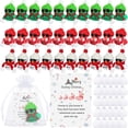 thumbnail image 1 of Regalo de fiesta de Navidad Lunmon, 200 unidades, pato de goma de 5 cm con accesorios, 1 of 6