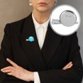thumbnail image 4 of Milisten 20PCS Blank Disc with Crocodile Clip Iron Tray Brooch DIY Base Breastpin Making Bezels for Handwork Jewelry Making, 4 of 5