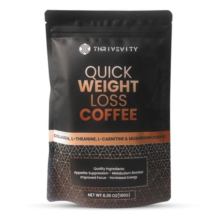 Thrivevity Quick Weight Loss Coffee Enhancer Keto, Sugar-Free, Dairy-Free