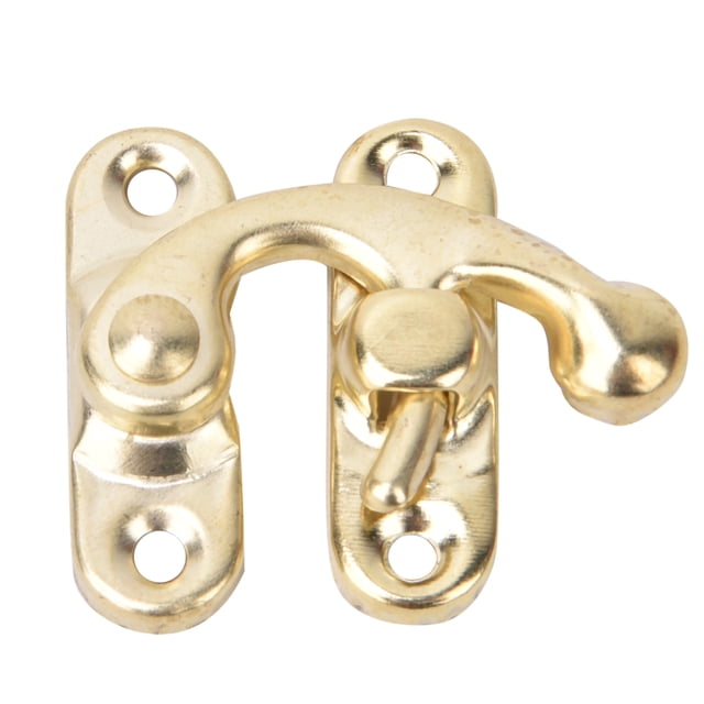 30Pcs Small Box Latch Hasps Antique Right Latch Hook Hasp Retro Style Iron Latch Hook Hasp for Jewelry Gift Replacement Screws Antique Right Latch Hook Hasp