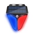 thumbnail image 1 of Luces de alarma solares para exteriores, 26 LED, detección del cuerpo humano, luz y sonido, luz de pared de advertencia, sistema de seguridad de advertencia para jardín, 1 of 8