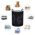 thumbnail image 6 of LNWH Laundry Basket, Colorful Koi Pattern Foldable Laundry Hamper With Handles Waterproof, Small, 6 of 8