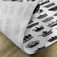 thumbnail image 5 of Ambesonne Queen Place Mats Set of 4, Various Crowns Imperial, Standard Size, Black and White, 5 of 6